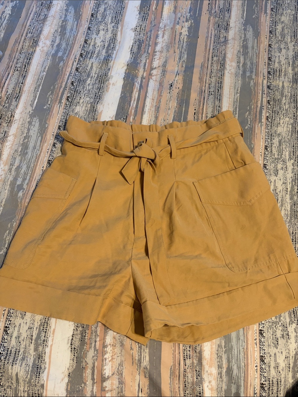 Steve Madden High-Rise Paperbag Waist Women’s Shorts